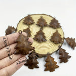 20pcs Rusty Christmas Tree Bells - Old West Iron