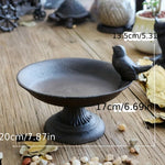 Vintage European Iron Bird Feeder - Old West Iron