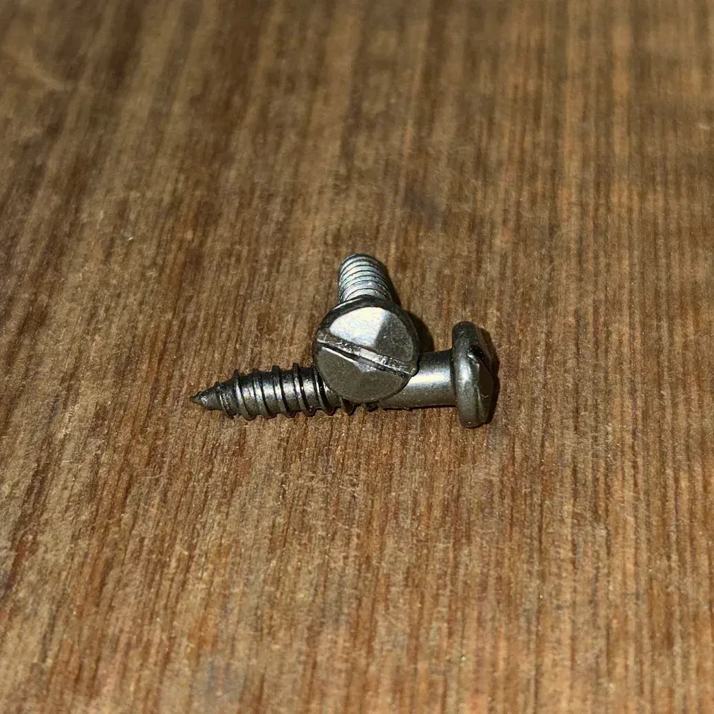 #8 Hammered Slotted Head Decorative Screw