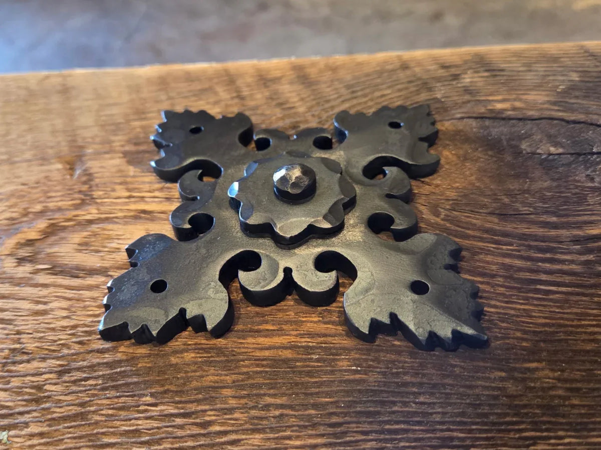 Romantic Iron Rosette - Old West Iron