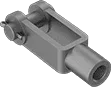 1" dia. Clevis Left Thread