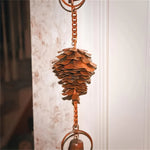 Pinecone Autumn Windchime - Old West Iron