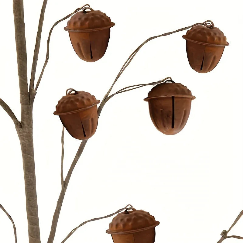 Rustic Acorn Bells - Old West Iron