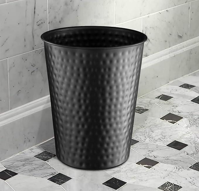 Antique Copper Bathroom Waste Basket - Old West Iron