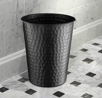Antique Copper Bathroom Waste Basket - Old West Iron