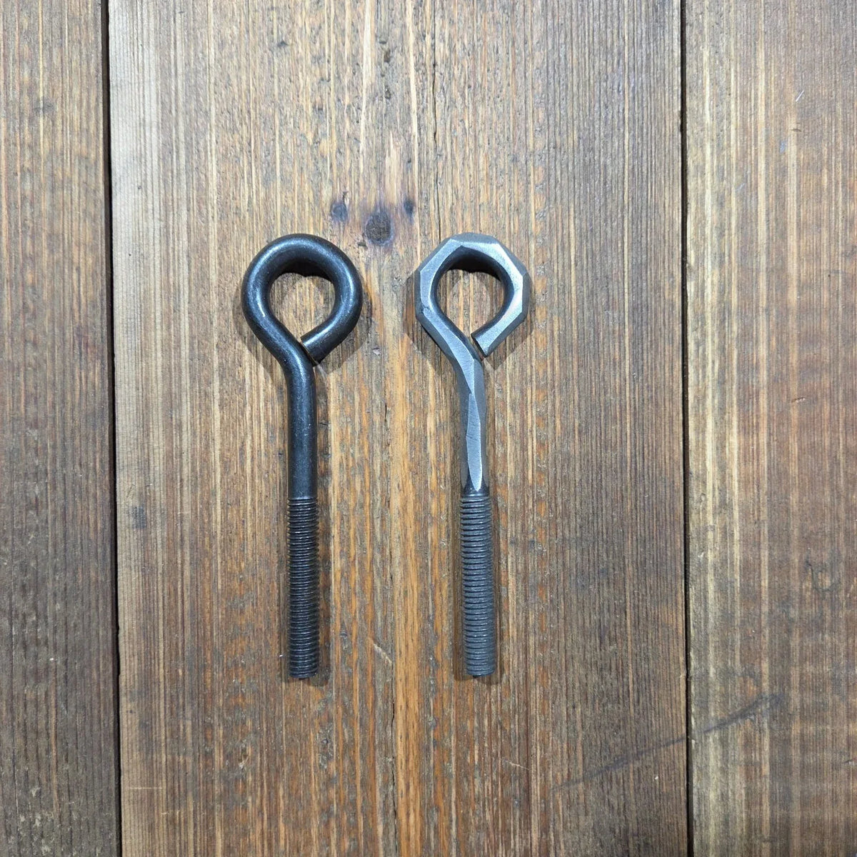 3/8" Hammered Eye Bolt - Old West Iron