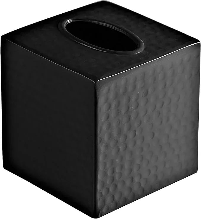 Decorative Hand Hammered Copper Tissue Box - Old West Iron