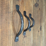 14th Century Wrought Iron Cabinet Handle - Old West Iron