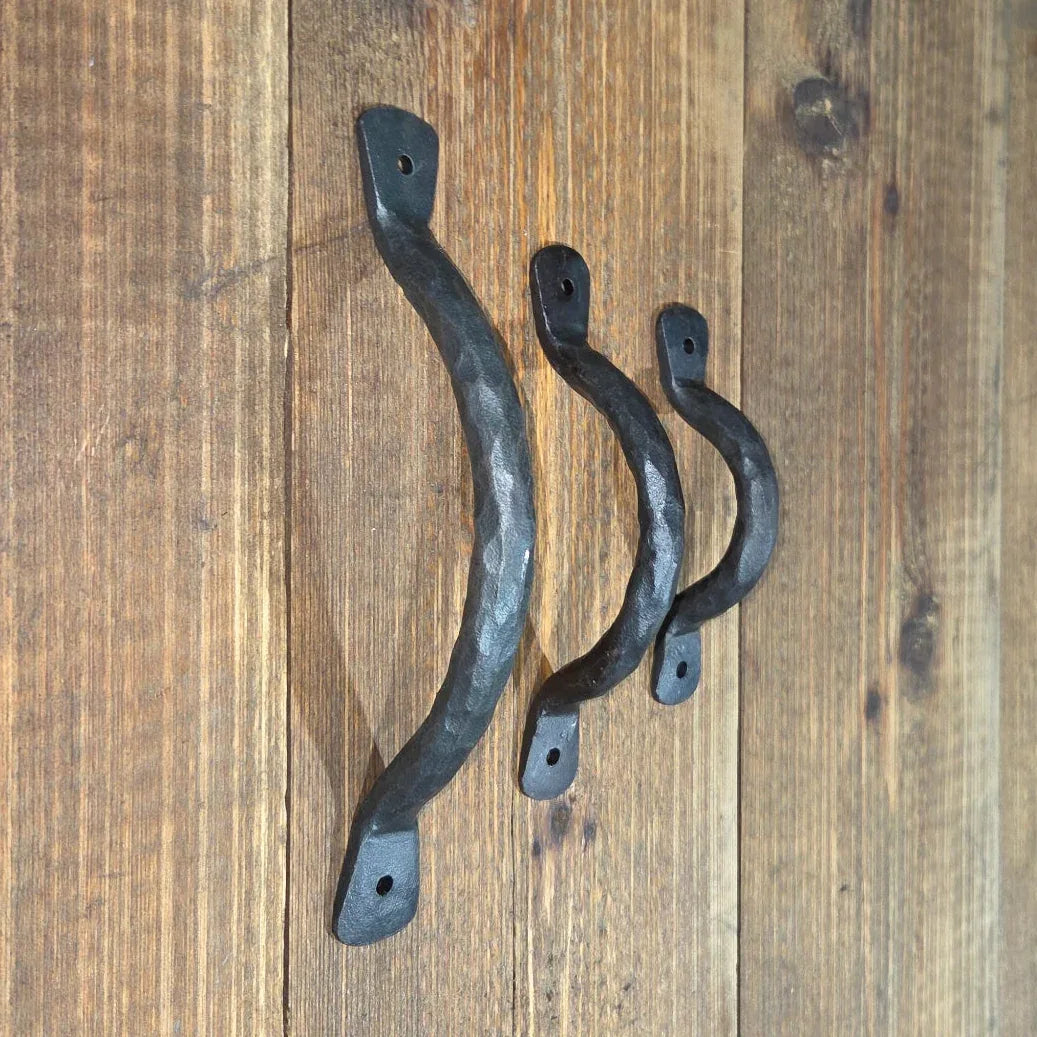 14th Century Wrought Iron Cabinet Handle - Old West Iron