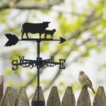 Cow and Calf Wind Vane - Old West Iron
