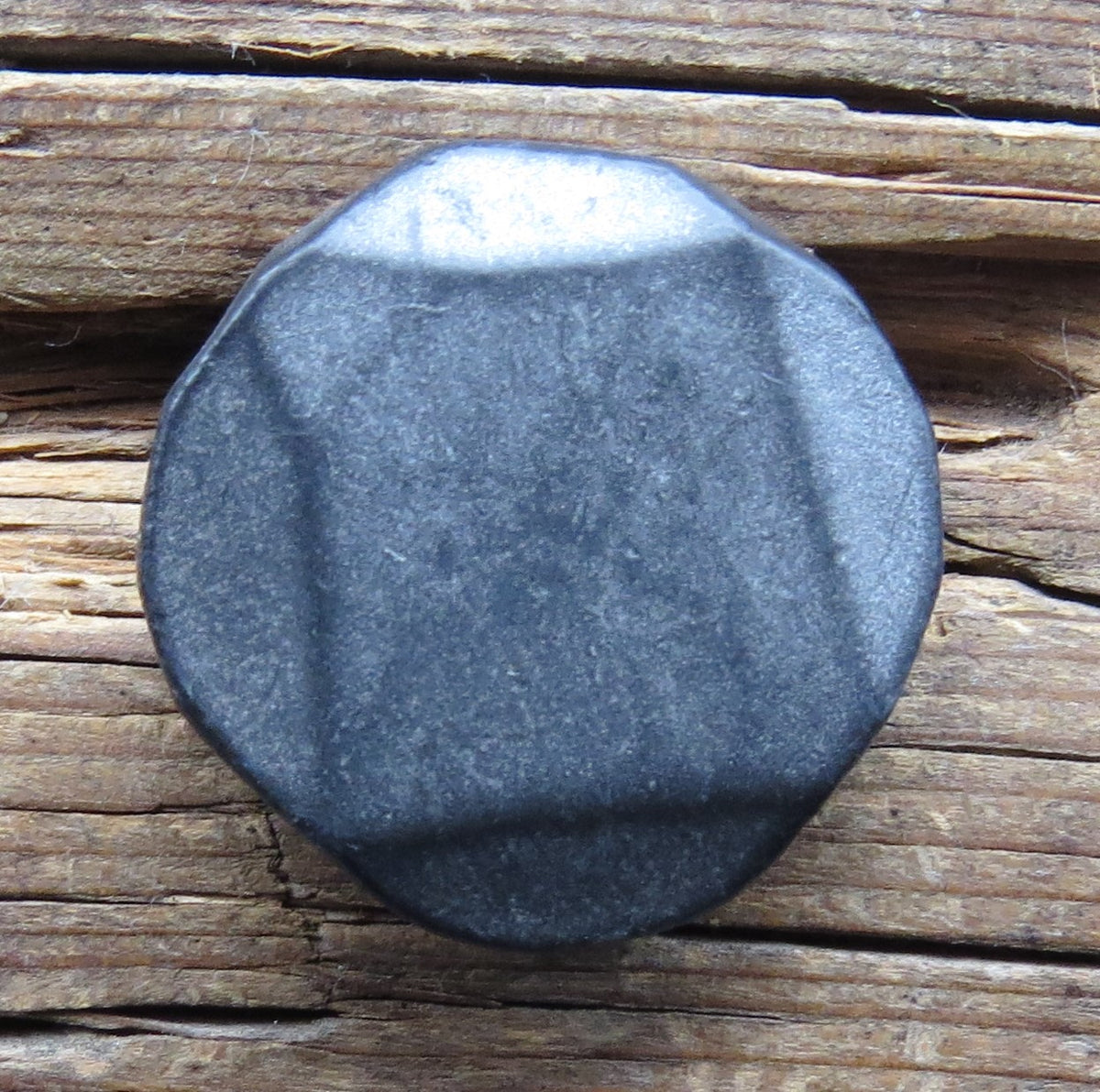 Aged pewter clavos nail, featuring a rustic, designer finish for added elegance and charm