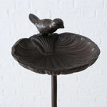 Iron Scallop Birdbath - Old West Iron
