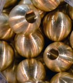 1" Ball - Brass - Threaded 3/8" Diameter Standard Lamp Thread