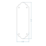 Classic Iron Push Plate