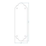 Classic Iron Push Plate