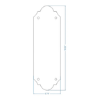 Classic Iron Push Plate