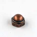 Cap Nut - Antique Copper Finish - Threaded 8-32