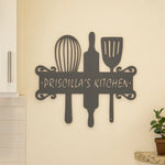 Kitchen Utensil Sign - Personalized - Old West Iron