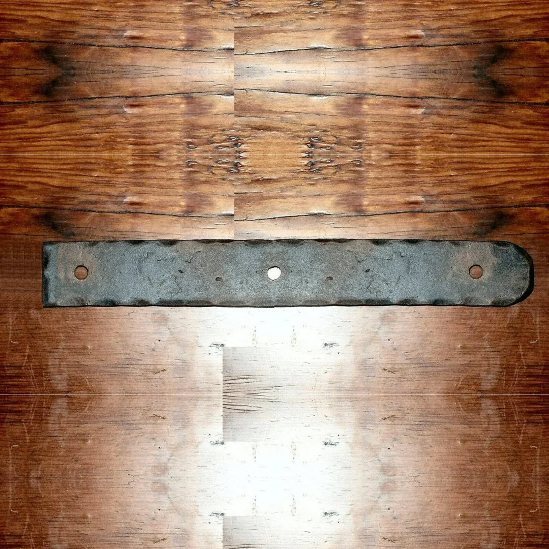 XL Tuscan Villa Wrought Iron Faux Hinge Strap - Old West Iron