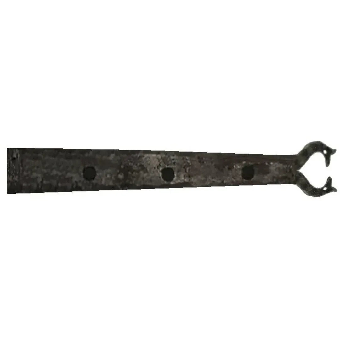 XL Viking Folk Iron Faux Hinge Strap - Old West Iron