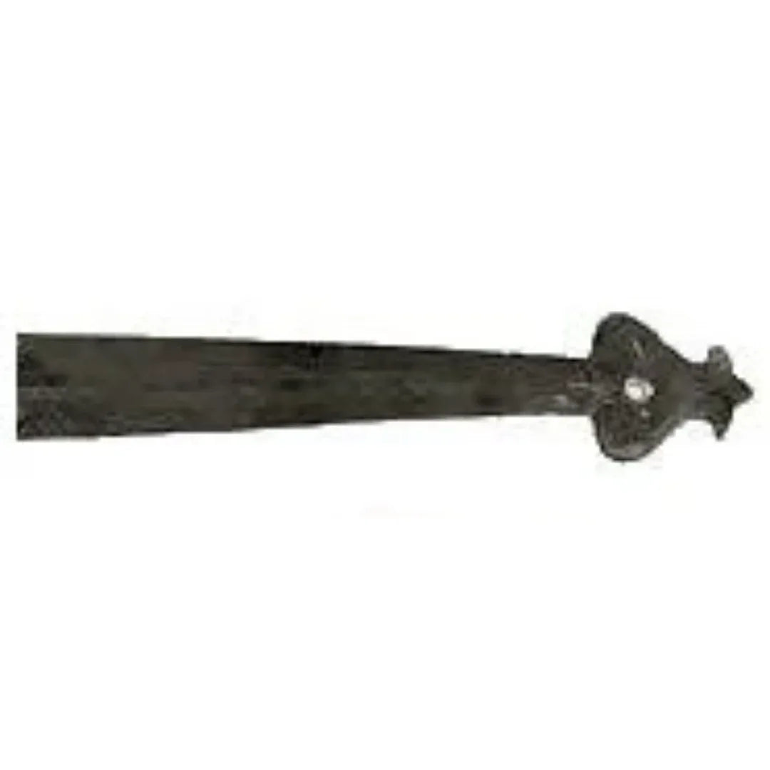 XL Art Nueveau Iron Faux Hinge Strap - Old West Iron