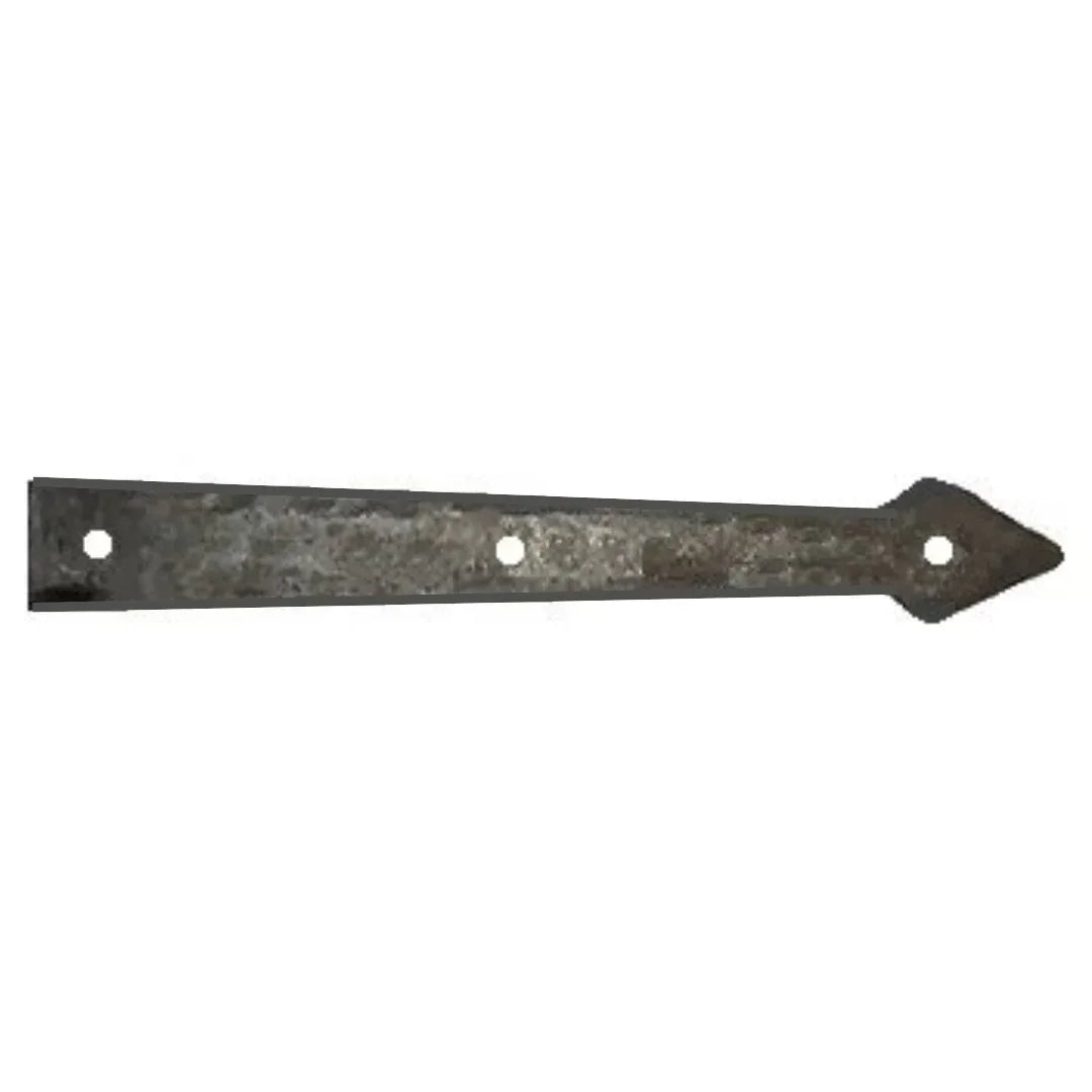 XL Neo-Classical Wrought Iron Faux Hinge Strap - Old West Iron
