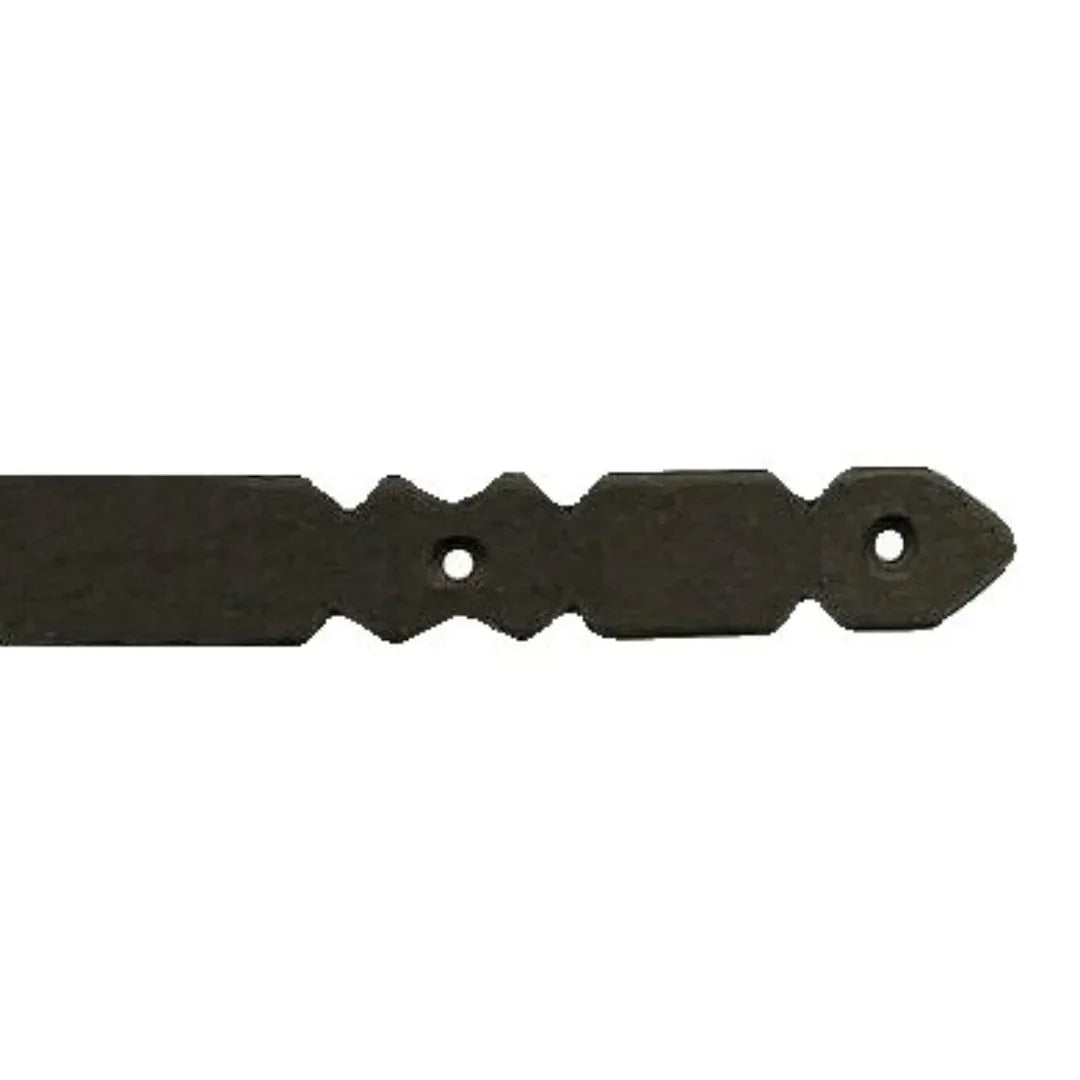 XL Art Deco Iron Faux Hinge Strap - Old West Iron