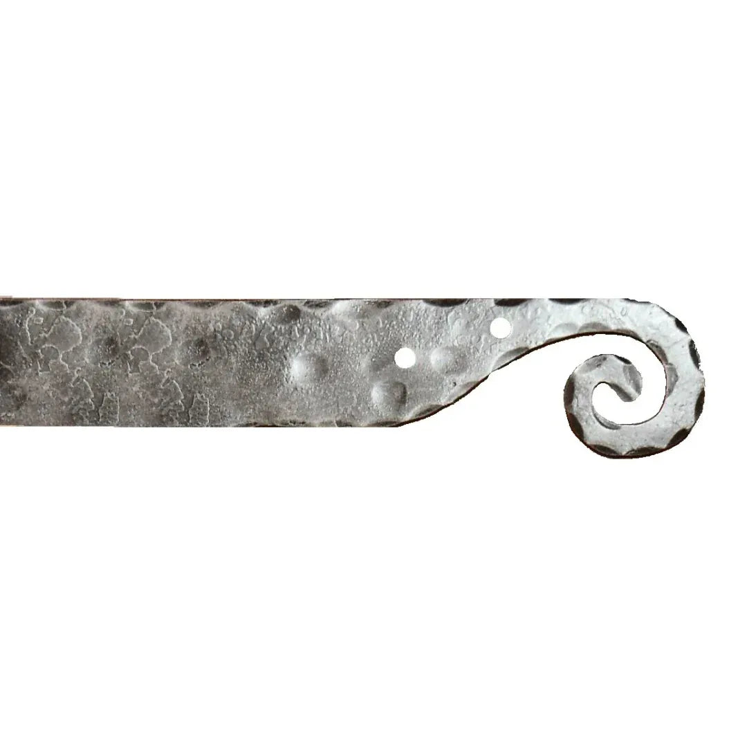 XL Greek Ionic Iron Faux Hinge Strap - Old West Iron