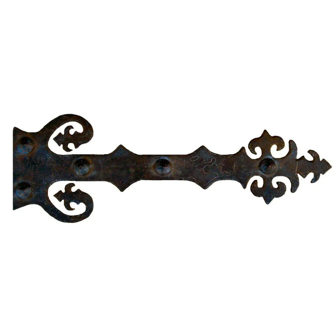 Renaissance Iron Garage Door Dummy Hinge Strap - Old West Iron
