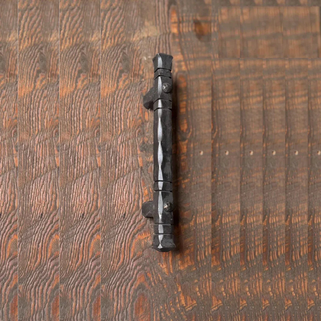 Beveled Iron Door Pull - Old West Iron