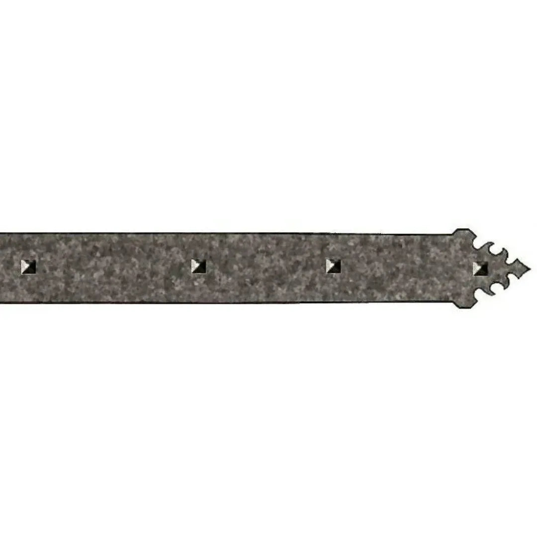 Ancient Persian Iron Garage Door Dummy Hinge Strap - Old West Iron