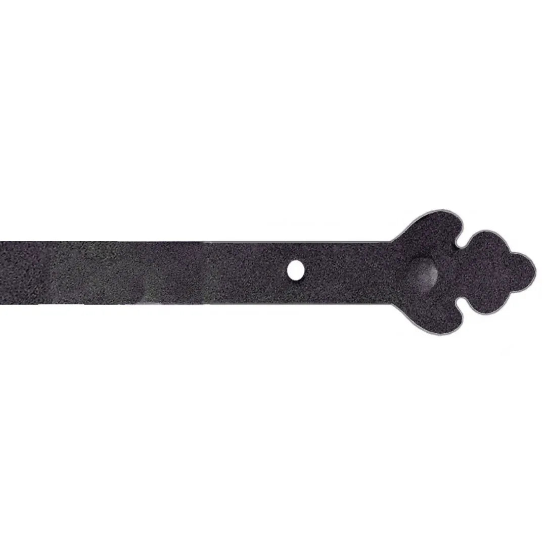 Mediterranean Wrought Iron Garage Door Dummy Hinge Strap - Old West Iron