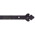 Mediterranean Wrought Iron Garage Door Dummy Hinge Strap - Old West Iron