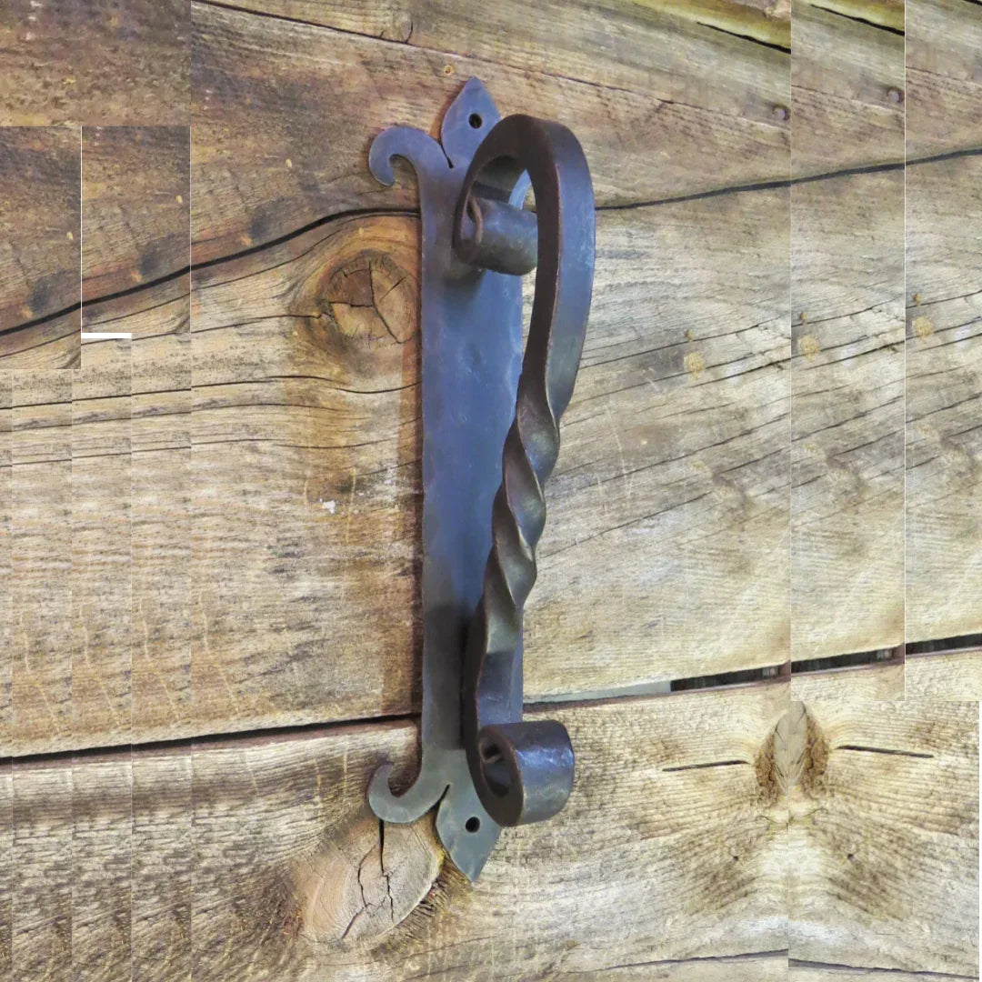 Chateauesque Iron Door Pull - Old West Iron