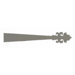 Romantic Wrought Iron Faux Garage Door Dummy Strap - Old West Iron