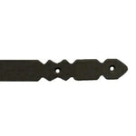 Art Deco Iron Garage Door Dummy Hinge Strap - Old West Iron