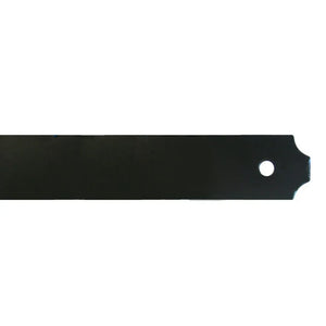 Transitional Wrought Iron Garage Door Dummy Hinge Strap - Old West Iron