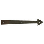 Early American Iron Garage Door Dummy Hinge Strap - Old West Iron