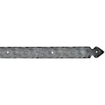 Rustic Wrought Iron Garage Door Dummy Hinge Strap - Old West Iron