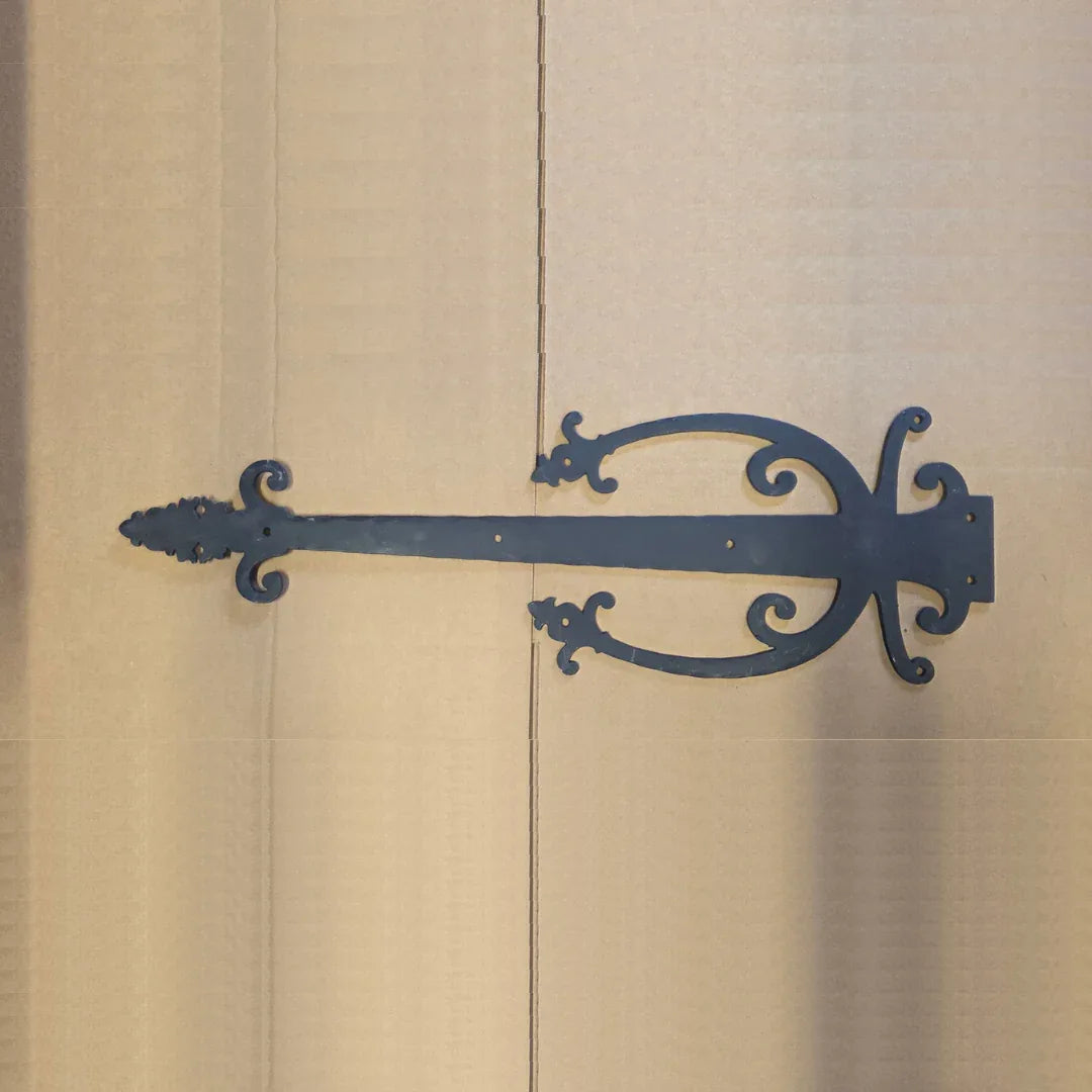 IN STOCK Medieval Wrought Iron Faux Hinge Strap - Old West Iron