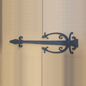 IN STOCK Medieval Wrought Iron Faux Hinge Strap - Old West Iron