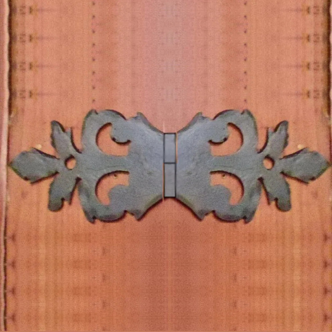 Roman Acanthus Iron Hinge - Old West Iron