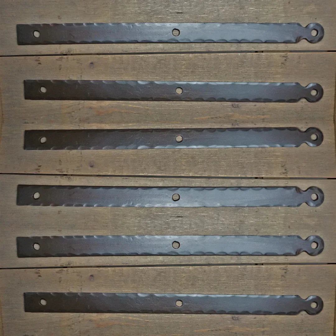 XL Revolutionary Wrought Iron Faux Hinge Strap - Old West Iron
