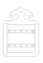 Isabelline Iron Speakeasy Door - Old West Iron