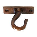 2" Cast Iron Ceiling Hook - Antique Copper Finish - Old West Iron