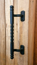 Offset Twisted Door Pull - Old West Iron