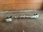 Square Scrolled Door Pull - Old West Iron