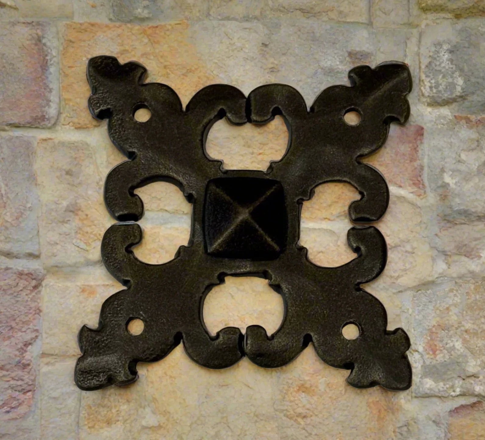 Medieval Iron Rosette - Old West Iron