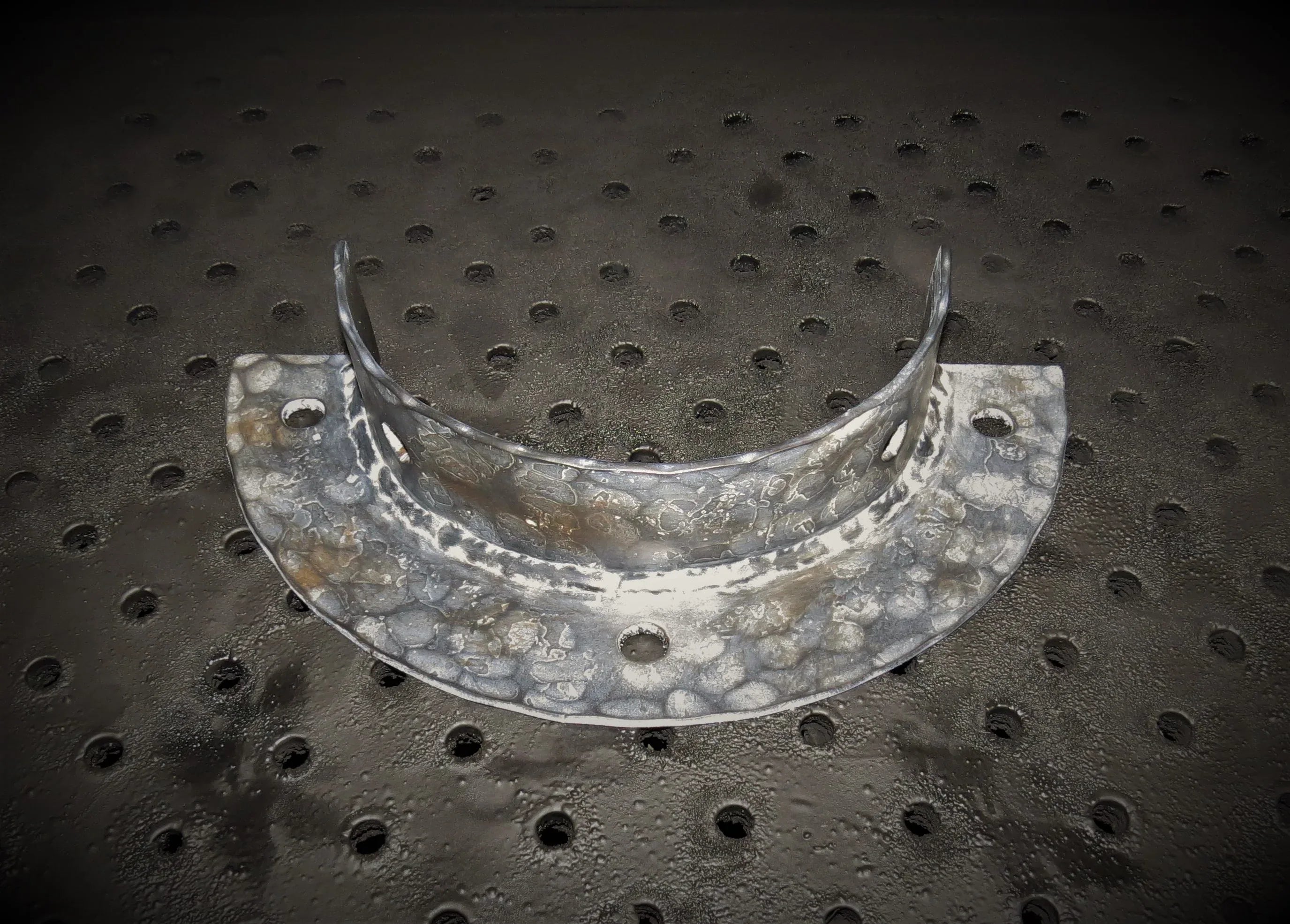 Plain Round Log Iron Joist Hanger - Old West Iron
