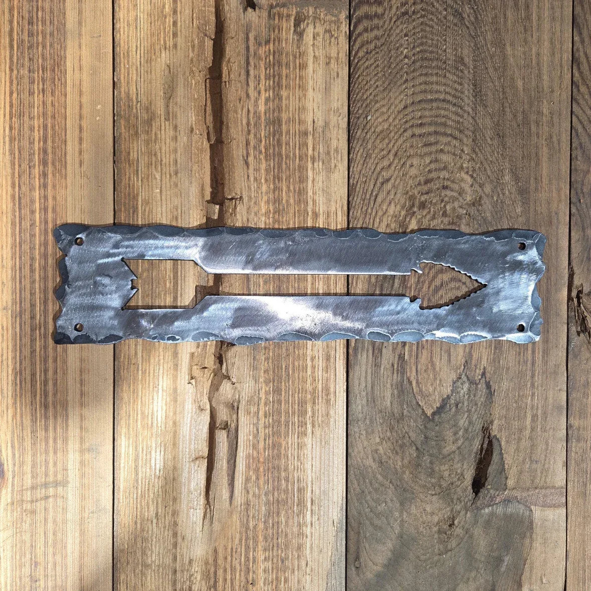 Rustic Arrow Wall Sign - Old West Iron